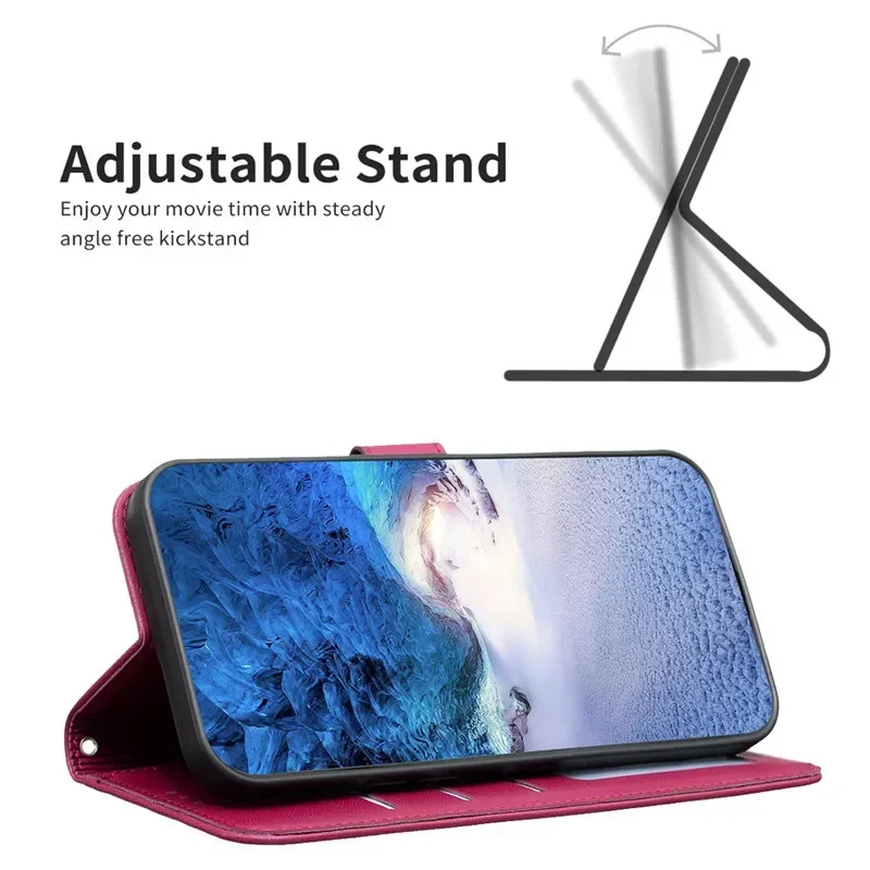 Lucky Grass 3D Wallet Flip Case Cover with Card Holder