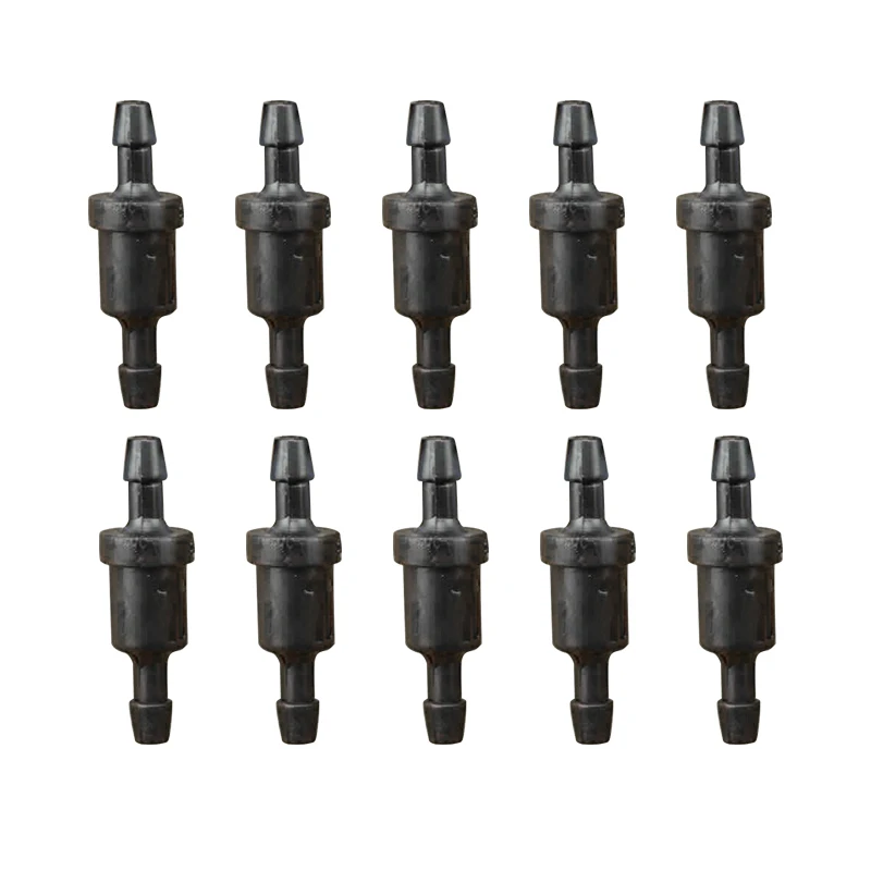 Universal Black 10pcs/set Inline Check Valve Fuel Diesel Gas Air Liquid