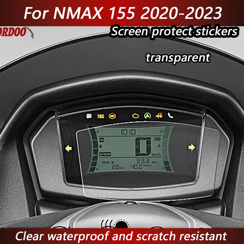 

Прозрачные наклейки из ТПУ для защиты экрана мотоцикла и спидометра для Yamaha Nmax155 Nmax 155 2020 - 2023