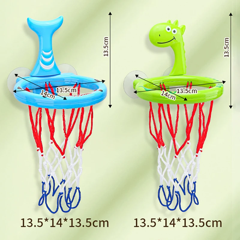 Plastic Baby Basketball Bath Toy with Suction Cup for Kids