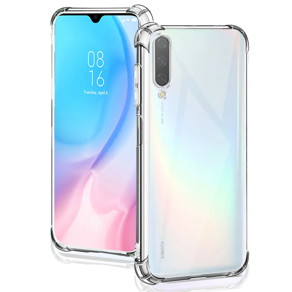 Per Custodia Xiaomi A3 Custodia Morbida Antiurto In Silicone Da 6.09 Pollici Per Custodie Trasparenti Xiaomi A3 Per Mi A3 Fundas Coque