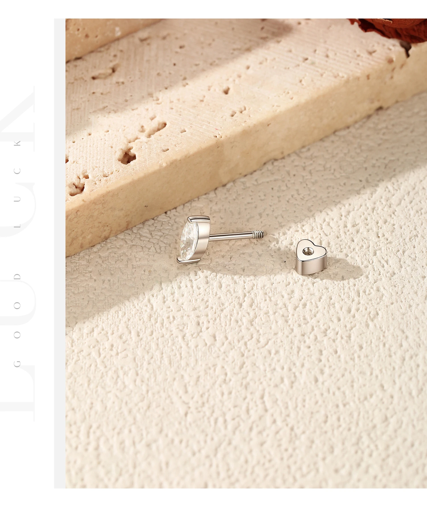 MODIAN 1PC D-Farb-Moissanit-Knorpel-Ohrstecker aus 925er Sterlingsilber, neutrale Herz-Schraub-Ohrstecker für Damen, edler Schmuck – Detail 19