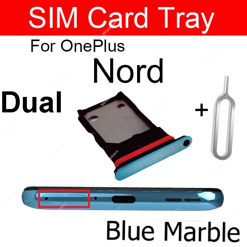 Supporto Per Vassoio Per Sim Card Per Oneplus Nord N300 N200 N100 - Foto 8