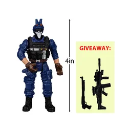 Elite Force Action Figure Toy - Military Soldier with Accessories for Children (Type 10)