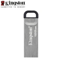 Kingston DataTraveler Kyson USB Flash Drive with Stylish Capless Metal Case 32GB 64GB 128GB 256GB 512GB Pen Drive USB3.2 u Disk 5