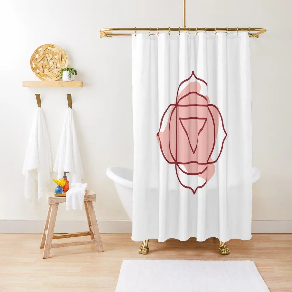 

Simple Red Chakra Shower Curtain Window Cute Shower For The Bathroom Bathroom And Shower Luxury Bathroom Curtain
