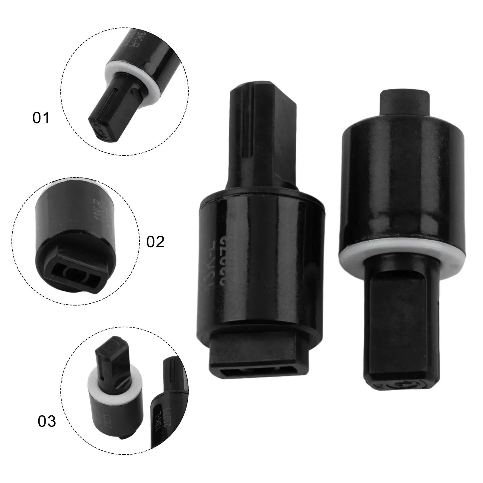 Toilet Torque Damper Rotary Damper Hydraulic Soft Close Rotary Hinge Slow Drop Connection Bathroom Parts 2pc
