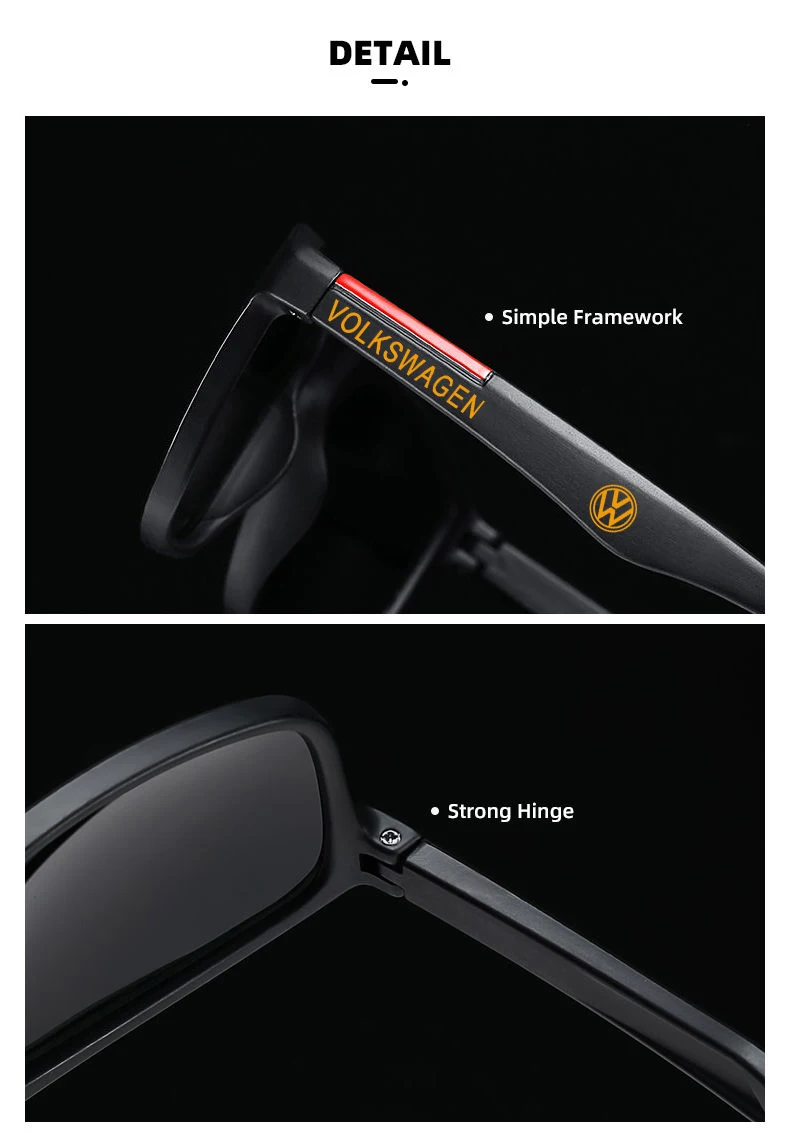 Men's Polarized Sunglasses Vintage Fishing Driving Sun Glasses for Volkswagen VW