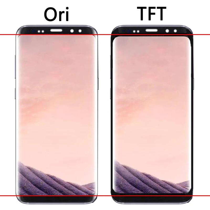 Tft Qualidade Lcd Touch Screen com Quadro para Samsung s8 Plus G950 G950f G955fd G955f G955 - Image 6