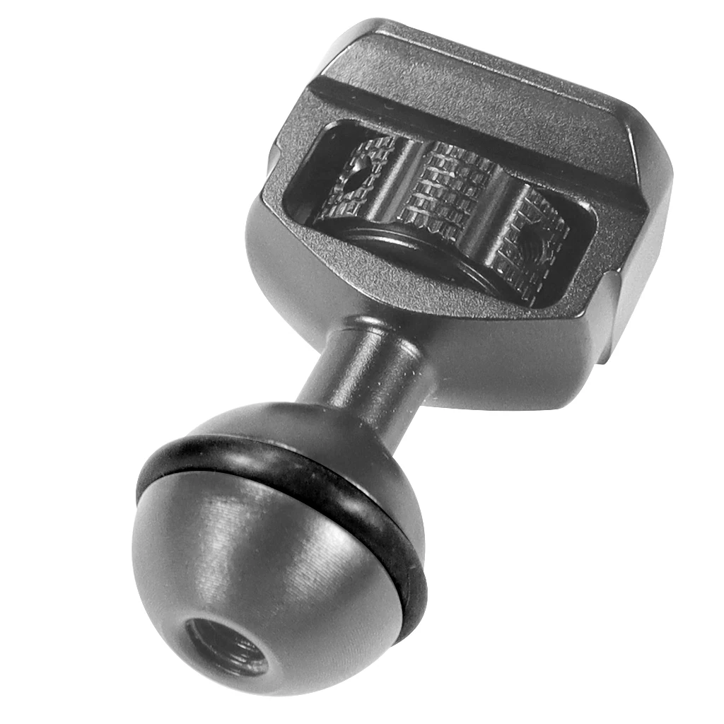 Magic Arm 360 Rotation Double Ball Head with Arri Pin 1/4 3/8 Screw Adapter for