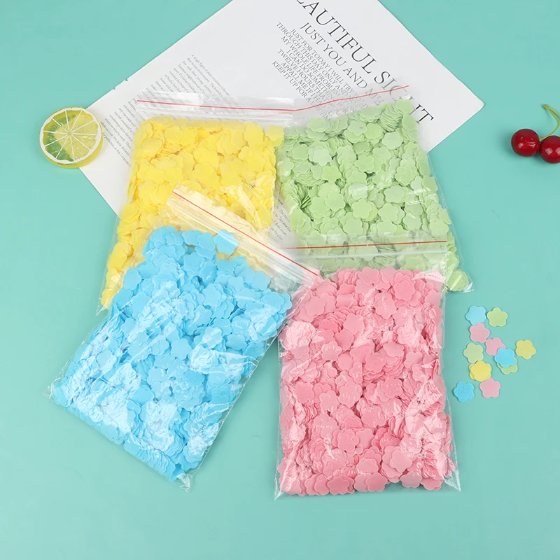 Мыло для мытья цветов портативные 1000 шт. листы рук в ванной уличные дорожные