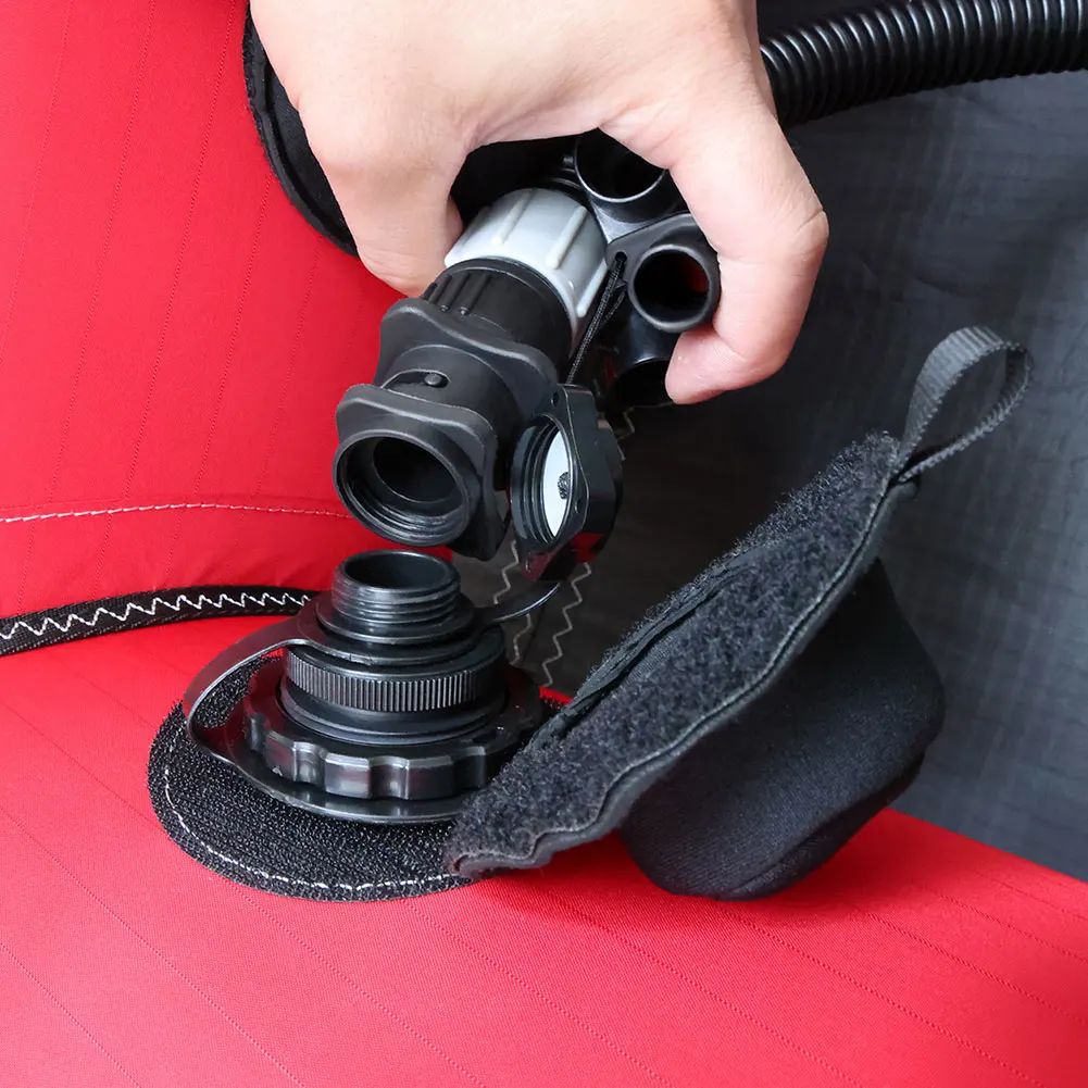 Air Valve Conversion Head with Air Valve Nozzles Paddleboard Pump Adapter for Inflatable Boat Stand-Up Paddleboard Bed