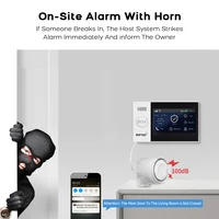 GauTone TUYA WiFi 4G GSM Alarm System for Home Smart Life Security with PIR Wireless Solar Siren Support Tuya Remote Control - Image 2