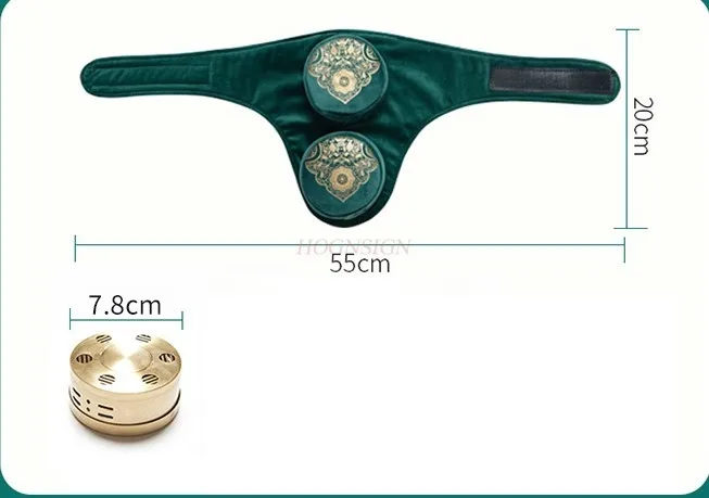 Smokeless moxibustion box two-piece household waist and abdomen portable moxibustion warm instrument wormwood
