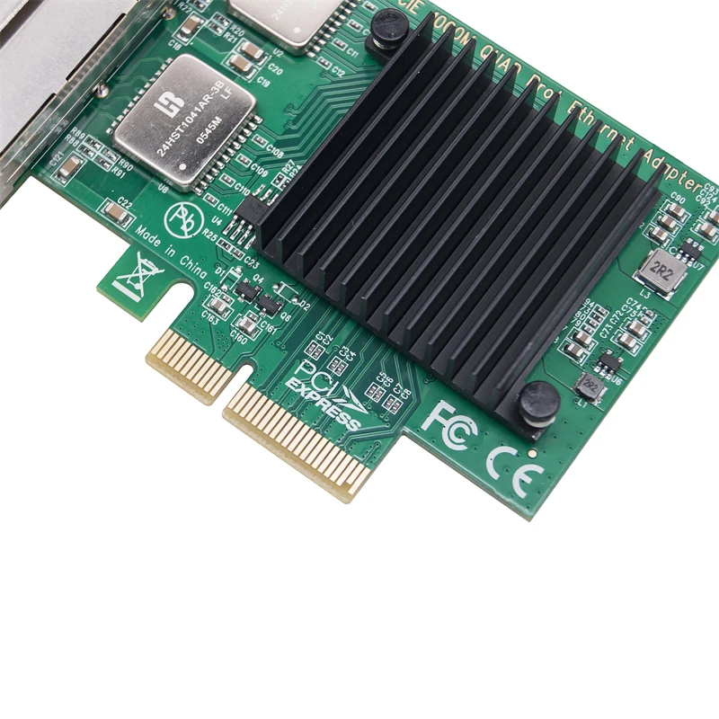 PC 데스크탑용 기가비트 이더넷 랜 카드, 4 포트 네트워크 카드, I350-T4V2 I350AM4 칩, PCI Express X4-Quad RJ45 NIC, 10, 100, 1000Mb