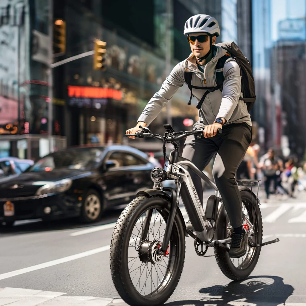 Duotts F26 Eu Warehouse 1500W 48V 20Ah City Adulti Mountain Ebike Mtb Per Uomo 26 Pollici Full Suspension Fat Bike Elettrica