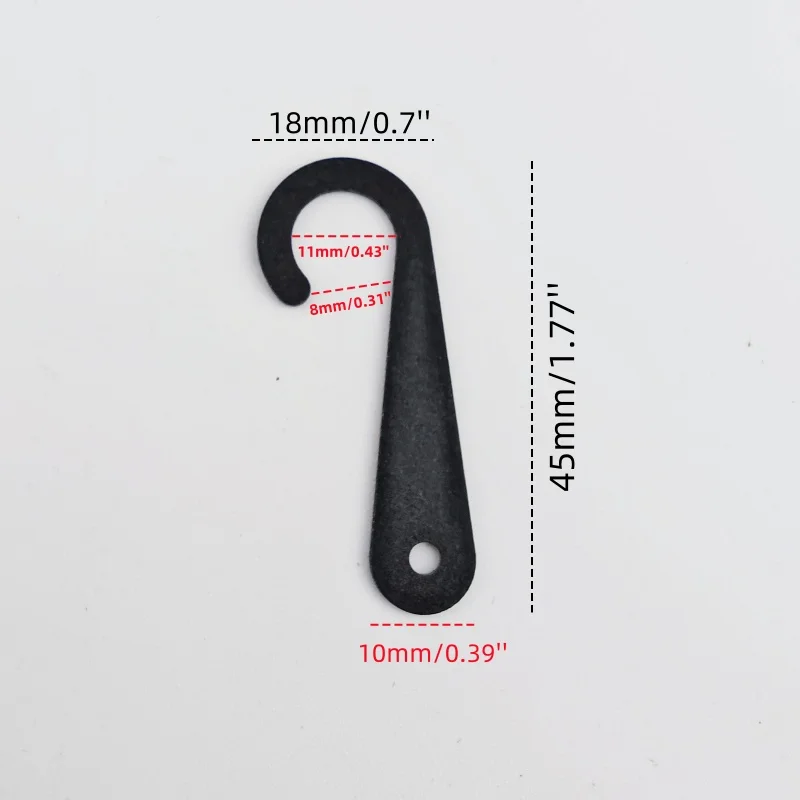 섬유판 종이 패키지 행잉 양말 후크 행거, 타워 제품, 의류 액세서리 디스플레이 페그, 2000 개