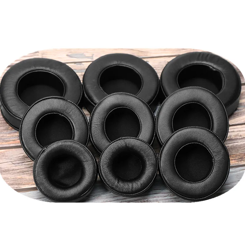 Almofada de Pele de Carneiro para Akg Sony K272 K340 K550 Hd669 Dt790 Fone de Ouvido Fostex Par 70 mm 80 mm 90 mm 95 mm 100 mm 105 mm - Image 5