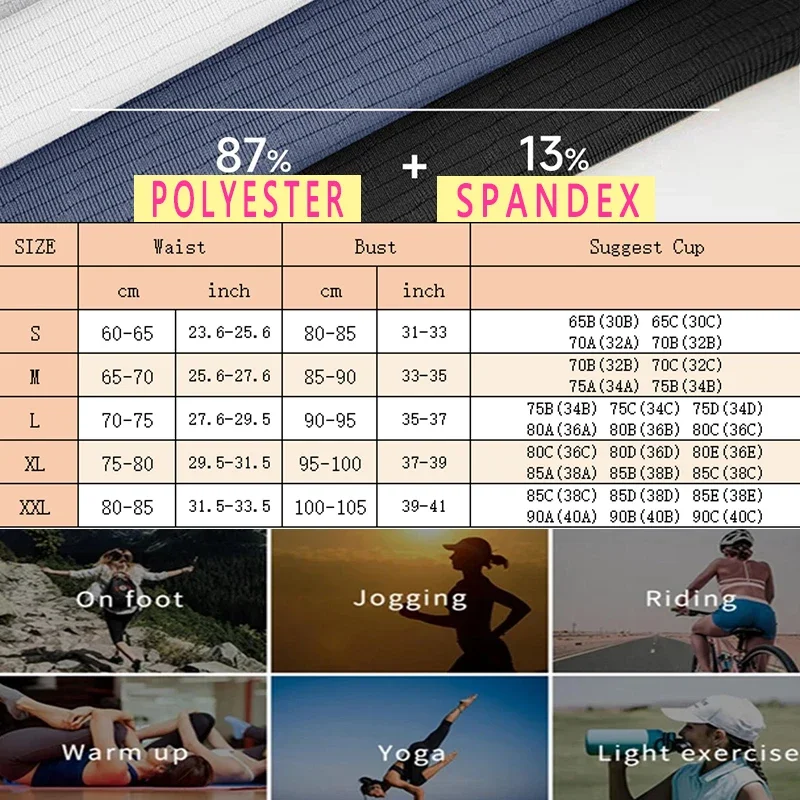 Racerback Crew Neck Loose Quick Drying Elastic Sleeveless Shirts Fitness Running Yoga Gym Tank Tops Sportwear For Women PofyBofy