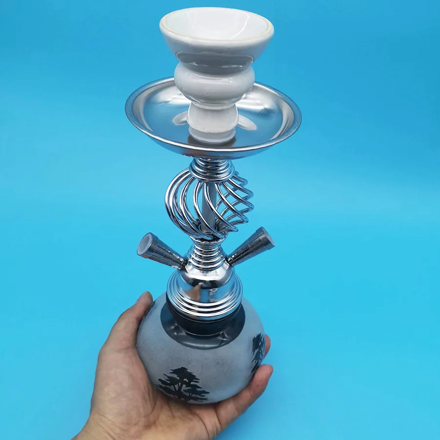 Arabic Water Bottle Single And Double Tube Small Glass Bottle Water Set Hookah Shisha