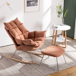 Muebles nórdicos para sala de estar, sofás perezosos, modernos, simples, para dormitorio, apartamento pequeño, sillas de salón, balcón, silla mecedora de ocio