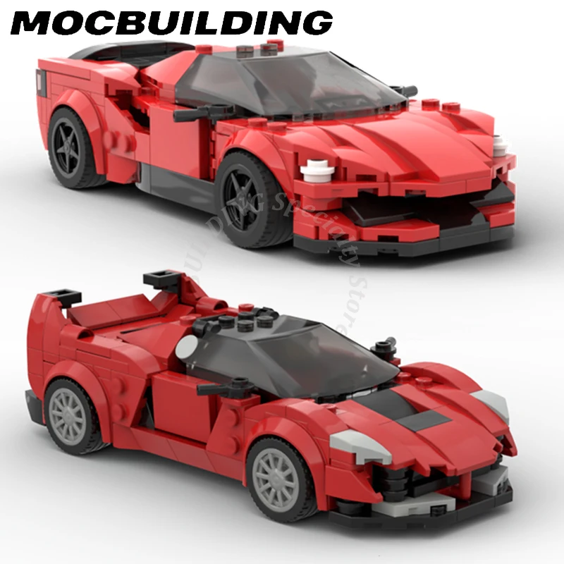 

Sportcar Display Moc Building Block Model Construction DIY Bricks Toy Gift Birthday Present Christmas
