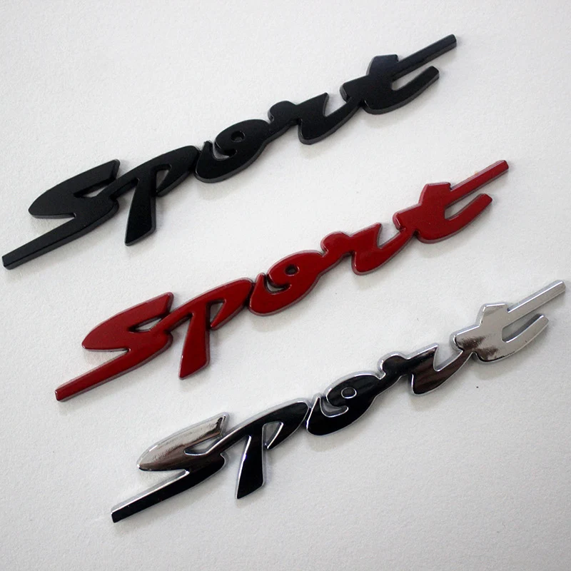 3D Chrome Racing Emblem Sticker 4