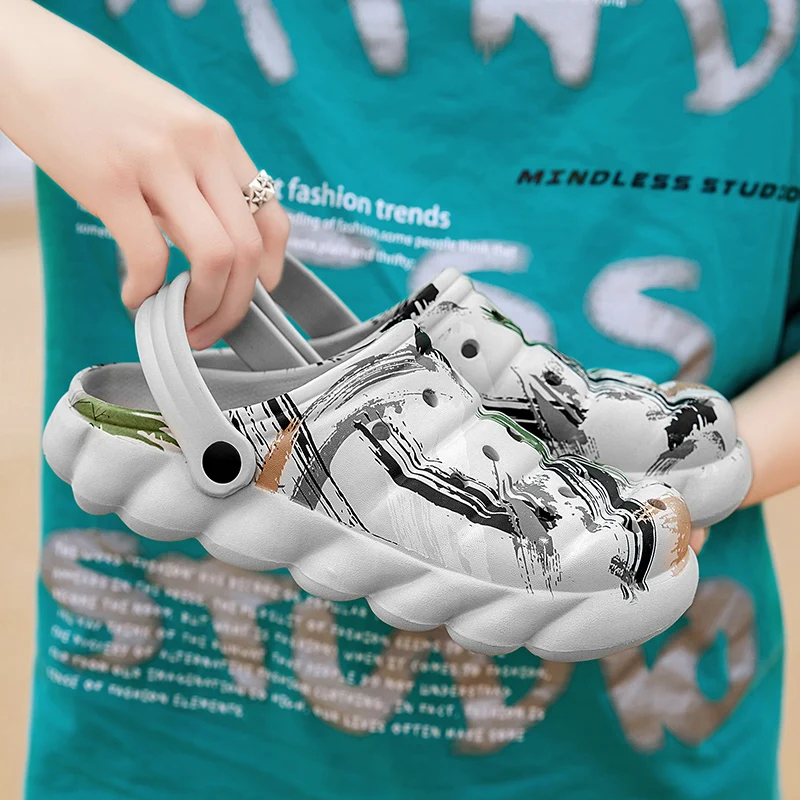 Mens Fishing Sandals Summer Garden Clogs Sandal Beach Sandals Outdoor Sports Slippers