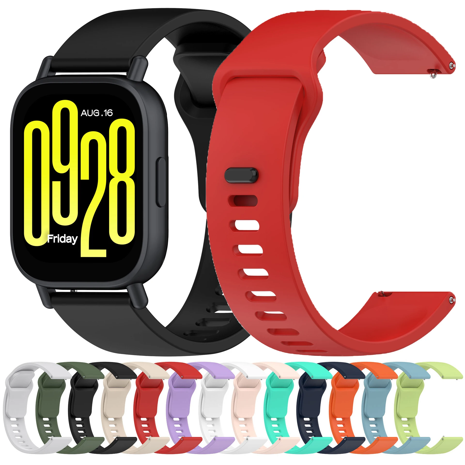 Silicone Sports Strap - 22mm Band Bracelet