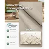 Aluminum Outdoor Patio Furniture Set,HDPE Rope 4 Piece Modern Sectional Conversation Sets with Dual-Layer Coffee Table, 4