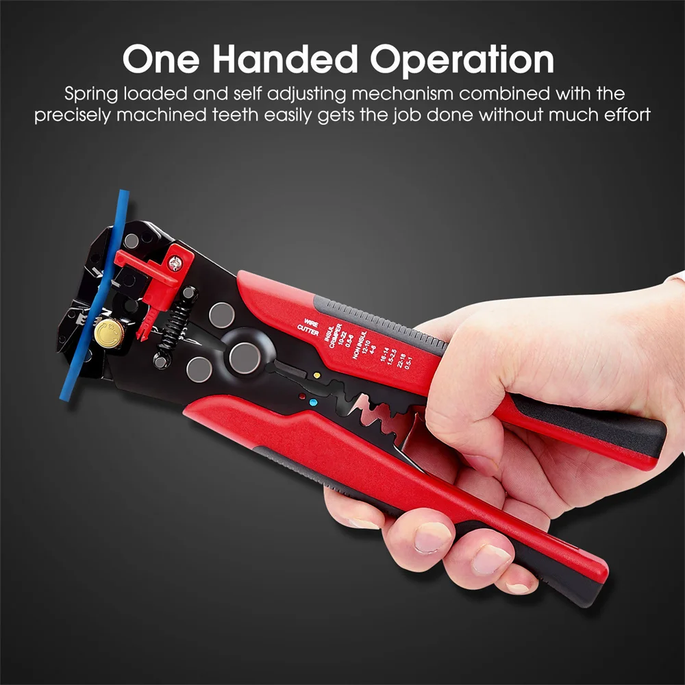 HS-D1 Wire cutter automatic crimping wire stripper multi-functional peeling tools Terminal pliers 0.2-6.0mm2 tool