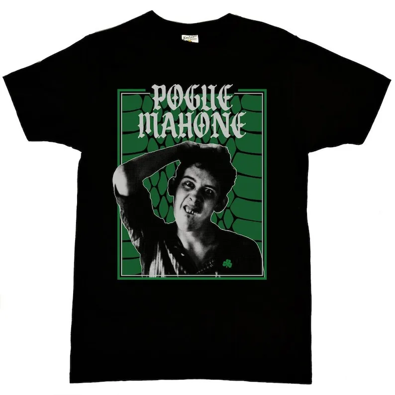 Pogues, La T-Shirt Da Uomo Shanes Macgowan Pogue Mahone