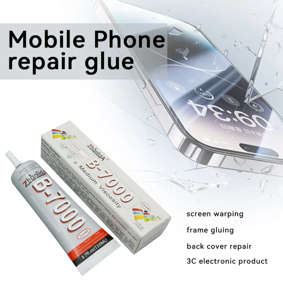 Glue Mobile Screen b7000 15ml 25ml 50ml  110ml Repair Adhesive Universal Glass Plastic DIY Glue B7000 With Precision Applicator 3