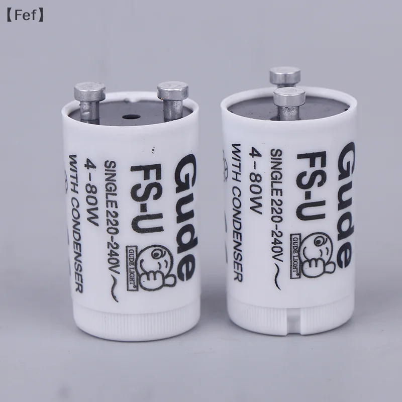 5pcs Fluorescent Starters 20V-240V 4-65W Fluorescent Tube Glow Starter FS-U S2 Daylight Lamp Accessories