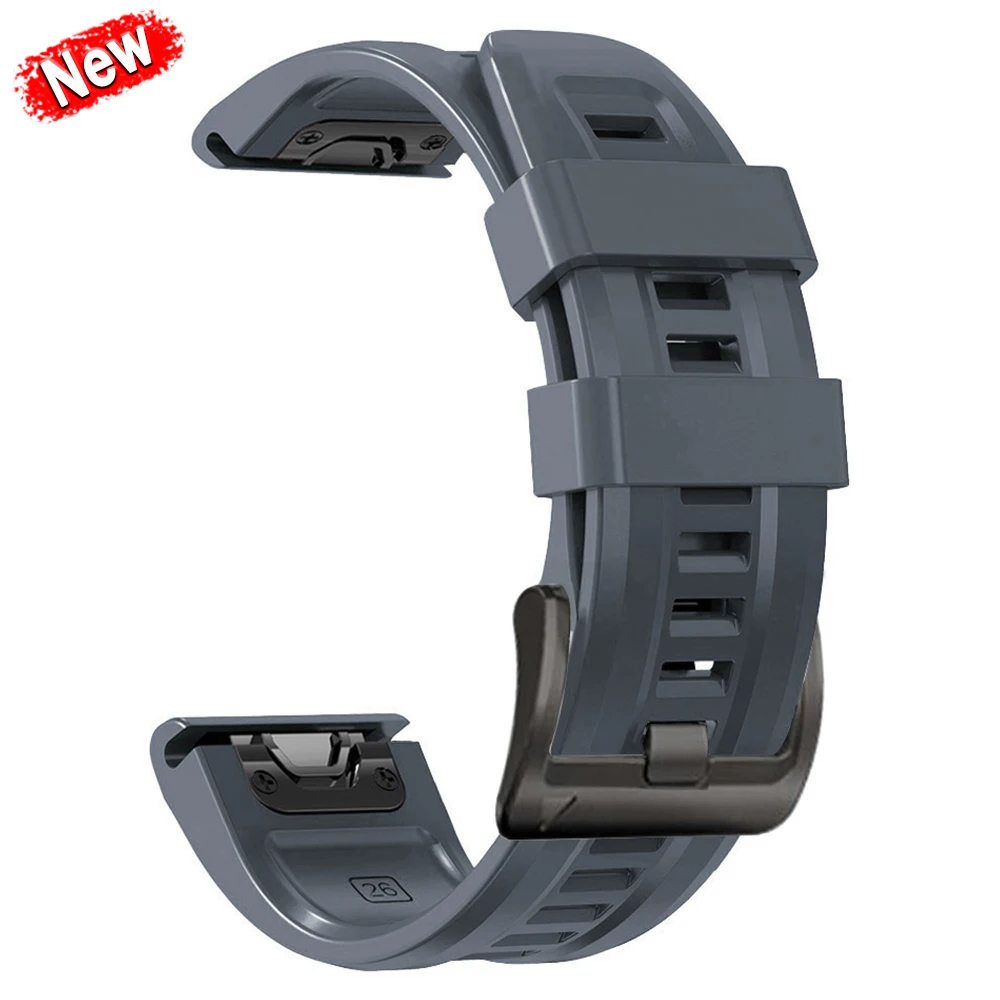 Premium Leather and Silicone QuickFit Sports Band - 22mm/26mm Strap