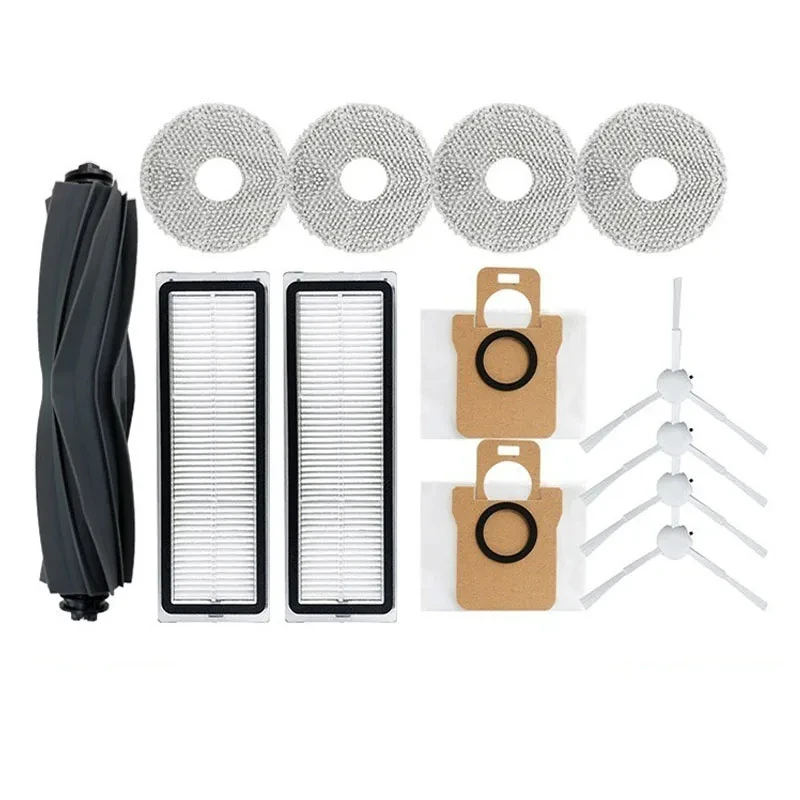 For Xiaomi Mijia Omni B101CN , X10 Plus / Dreame S10 Pro , L10s Ultra Spare Parts Main Side Brush Hepa Filter Mop Cloth Dust Bag main brush side brush hepa filter mop replacement for cecotec conga 1790 ultra robotic vacuum cleaner spare parts