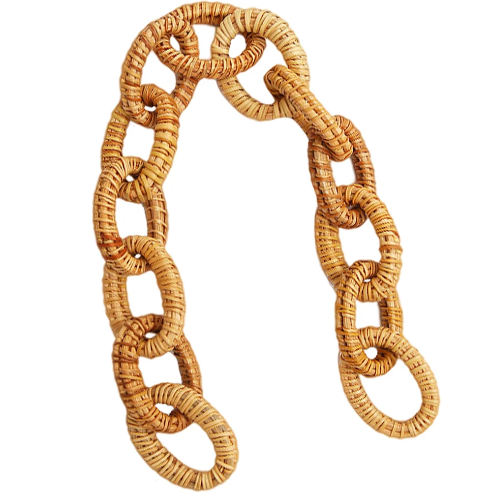 

Rustic Rattan Woven Home Decor Rattan Link Chain Rattan Woven Chain Link Decor Chain Decor,Rattan Chain Rattan Chain Link Decor