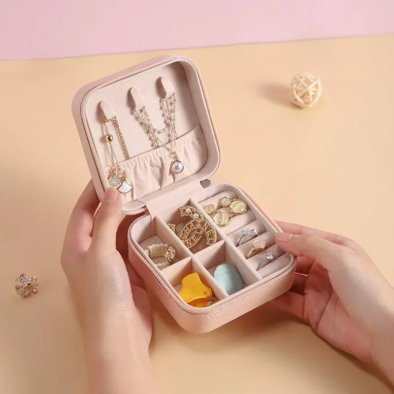Jewelry Storage Bags Gift Boxes Gift Wrapping Organizer Multi-functional Jewelry Packaging Box with Gift Wrap Storage for Travel