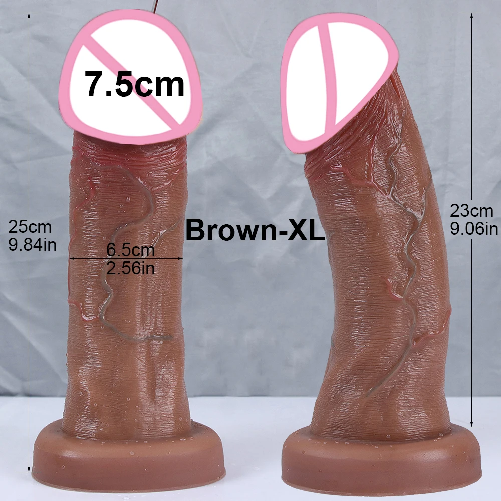 Sex Toys 7.5cm Glans Penis Realistic Dildo Anal Plug Suction Cup Strapon For Woman Vagina Orgasm Masturbation