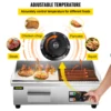 VEVOR Electric Countertop Griddle 14"-22" Teppanyaki Grill 1600W/3200W Stainless Steel Flat Top Grills for Pancake Chicken 4