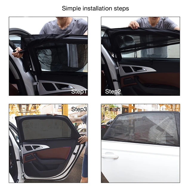 2pcs Car Styling Accessories Sun Shade Auto UV Protect Curtain Side Window  Sunshade Mesh Sun Visor Protection Window Films 2022 - AliExpress