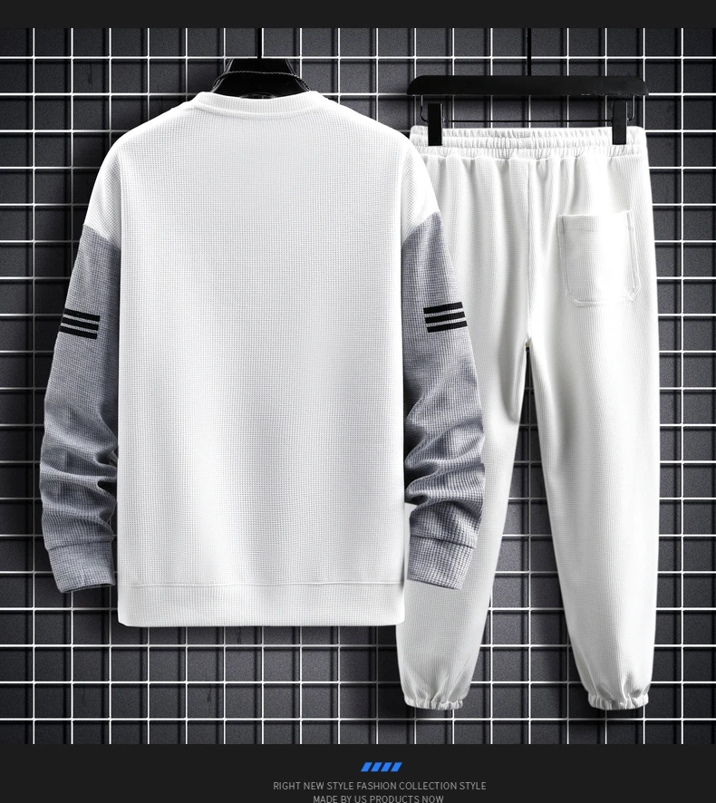 Title 5, Erkek Spor Yuvarlak Yaka Uzun Kollu Kazak Takım...