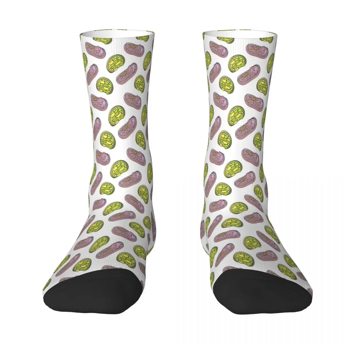 

Mitochondria And Chloroplast Pattern Sock Socks Men Women Polyester Stockings Customizable Funny