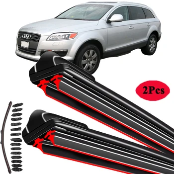 For Audi Q7 4L 2006 2007 2008 2009 2010 2011 2012 2013 2014 2015 Windscreen Windshield Accessories Washer Car Front Wiper Blades 1