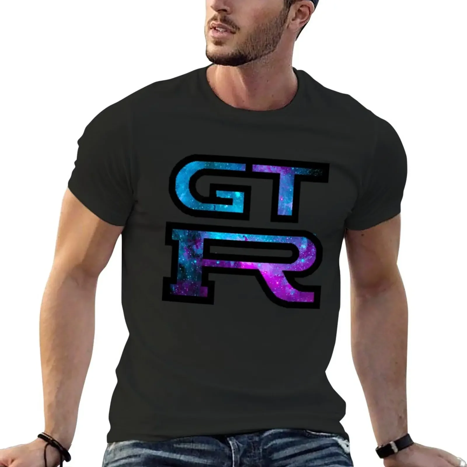 

GTR Skyline Logo T-Shirt korean fashion heavyweights plus size tops mens t shirt