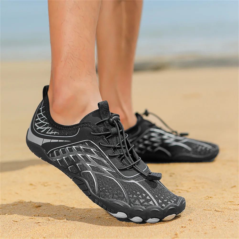 Water Shoes Summer Upstream Wading Five Fingers Barefoot Aqua Shoes Beach Seaside Swimming Sneakers Unisex Men Women