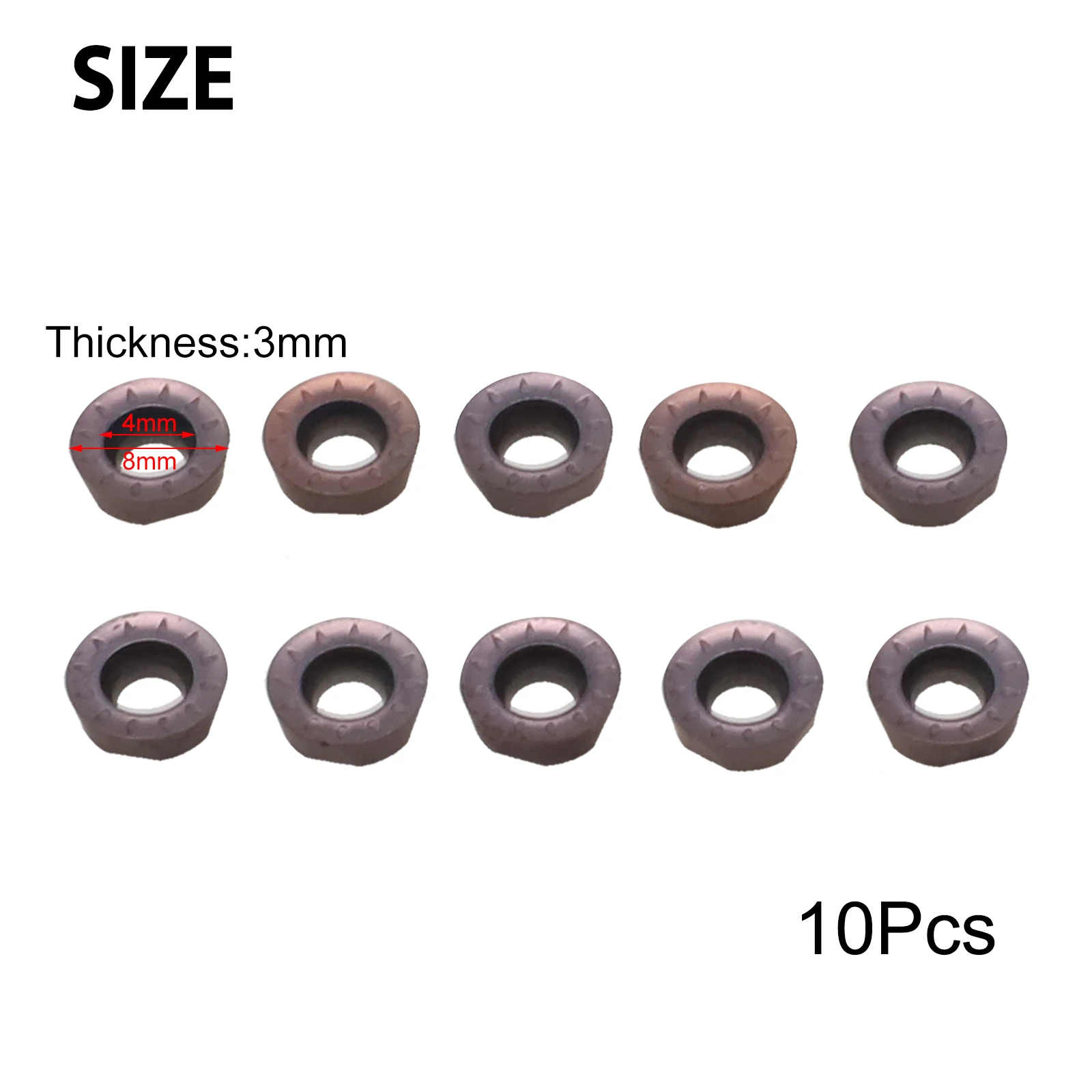 

RPMT08T2MOE Insert Insert Machining Steel Material Premium Cutting Stainless Steel Wear-resistant Carbide