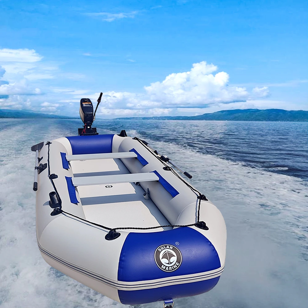 Solarmarine PVC Inflatable Belly Boat River Fishing Kayak Lure Dinghy ...
