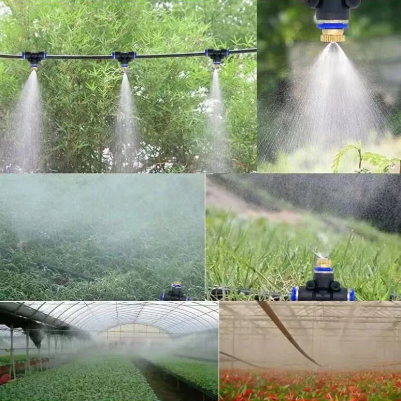 6mm Low Pressure Fine Atomization Nozzles 0.1~0.6mm Brass Misting Sprayers Irrigation Disinfection Cooling Fog Nozzles misting nozzles spray nozzle garden spray nozzle atomizing sprayer