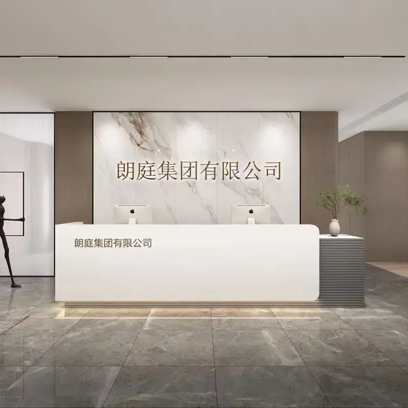 Reception Salon Atril Computer Desks Counter Hallway Table Coffee Distillation Wall Office Chairs Bellezza Church Pulpit Digital